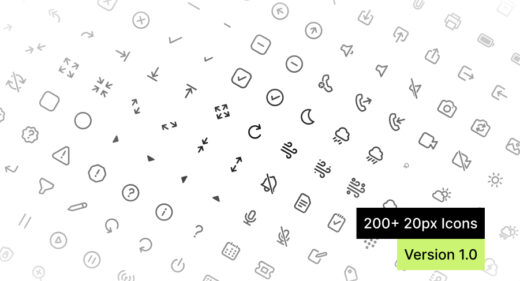 20px icons set for Figma