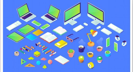 40 Free Isometric Figma illustrations