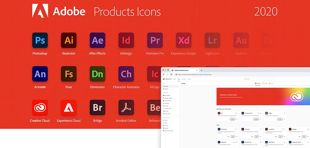 Adobe tools icons for Figma