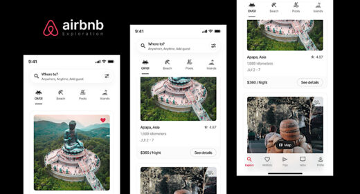 Airbnb redesign Figma app template