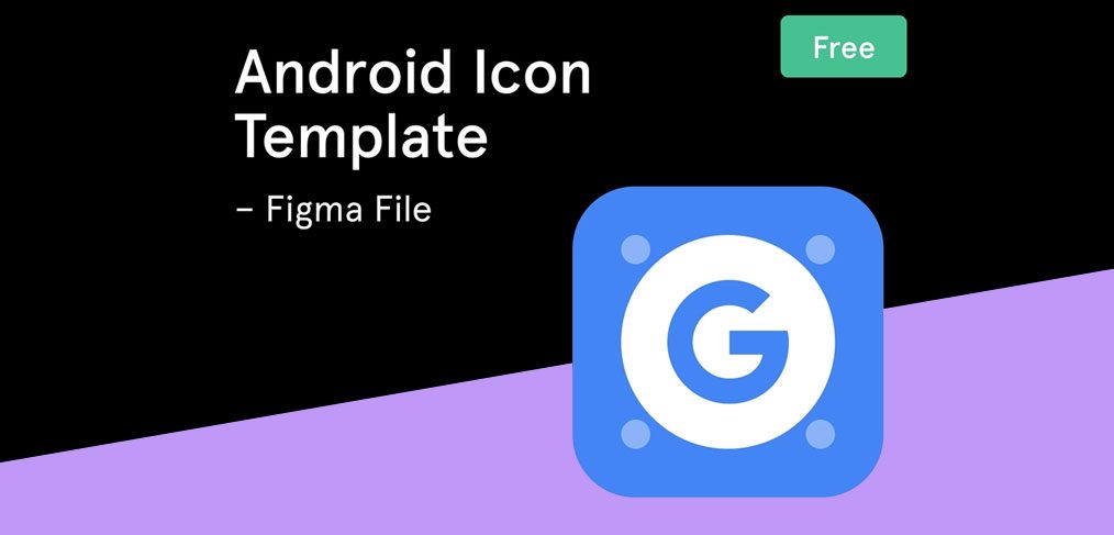 Android app icon Figma template