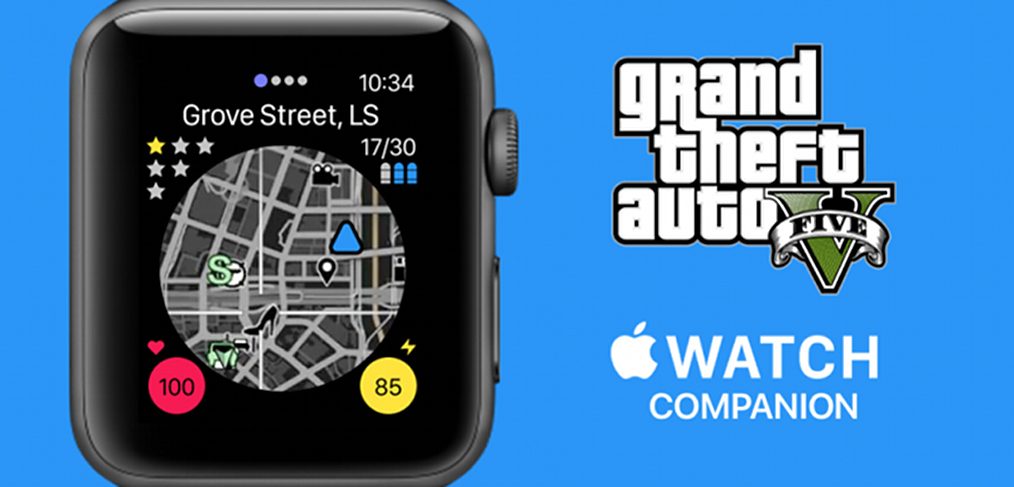 Apple Watch GTA Figma app concept