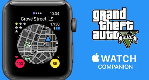 Apple Watch GTA Figma app concept