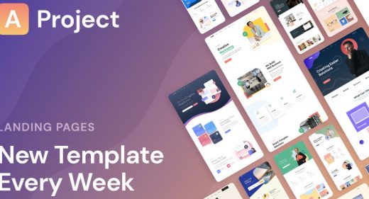 AProject - Figma responsive landing pages