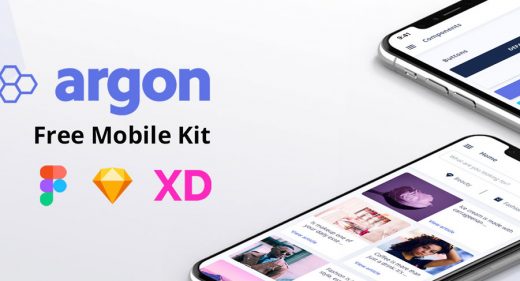 Argon - Free Figma mobile UI kit