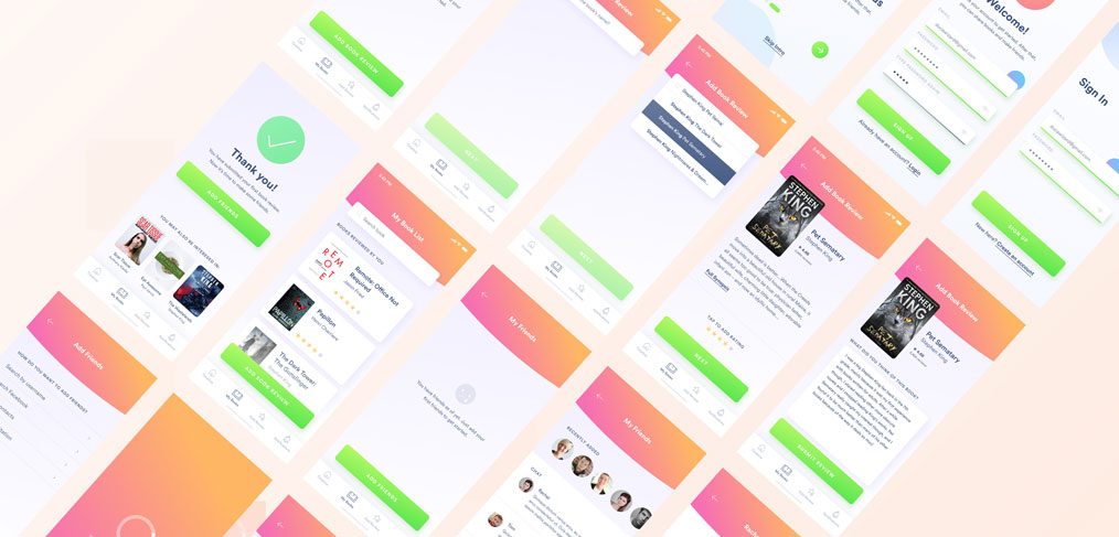 Book App Free Figma UI kit