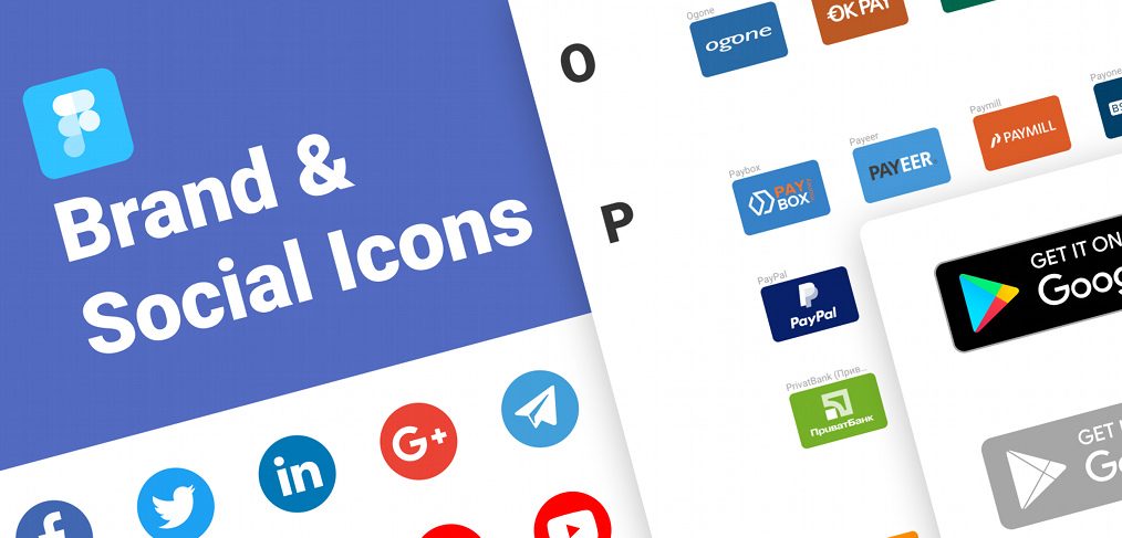 Brands and social icon for Figma