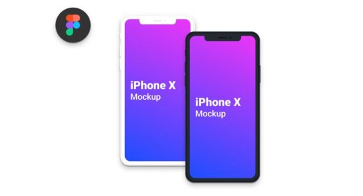 Clean iPhone X Figma mockups