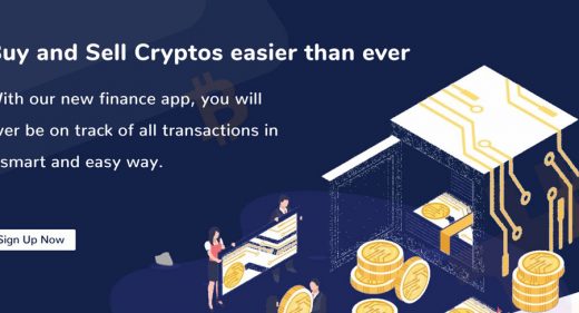 Crypto landing page template