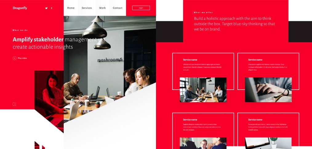 Dragonfly Business Website Template