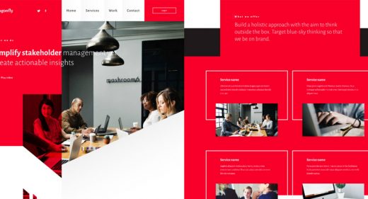 Dragonfly Business Website Template