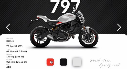 Ducati bike store Figma design