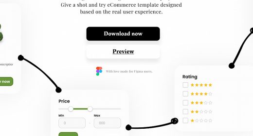 eCommerce Figma template kit
