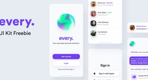 Every - Free Figma UI kit