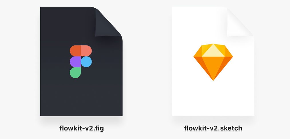 Figma and Sketch document icons