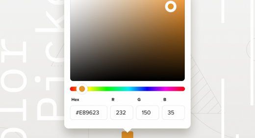 Figma color picker UI freebie