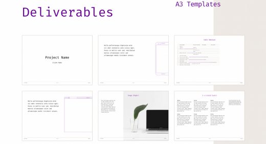 Figma deliverables template