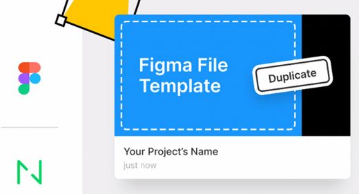 Figma file template freebie