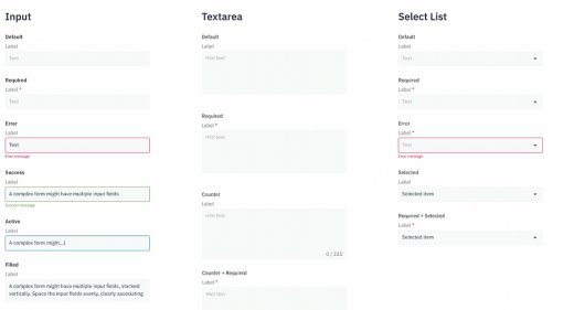 Figma form builder components