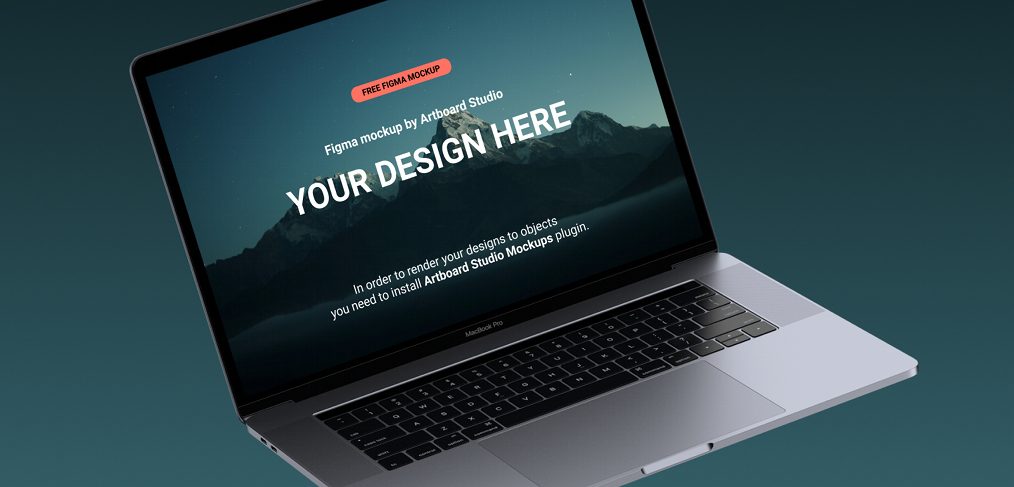 Figma free Macbook mockup