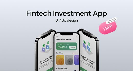 Figma investment app template