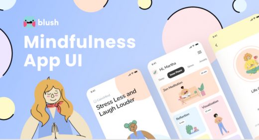 Figma meditation app template