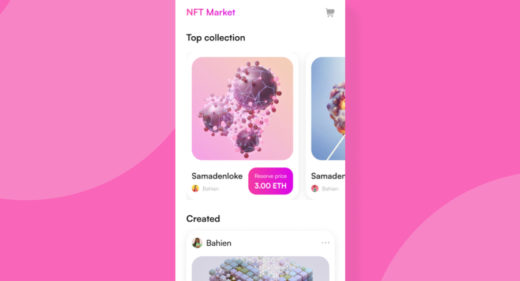 Figma NFT marketplace UI app