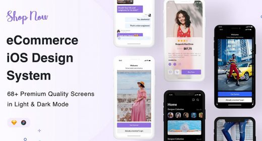 Figma Premium eCommerce iOS design system