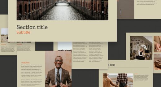 Figma Stylish presentation template