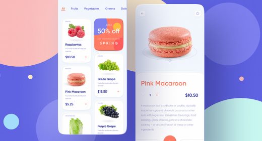 Foodstuffs Figma app template