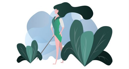 Forest Protector - Girl Illustration