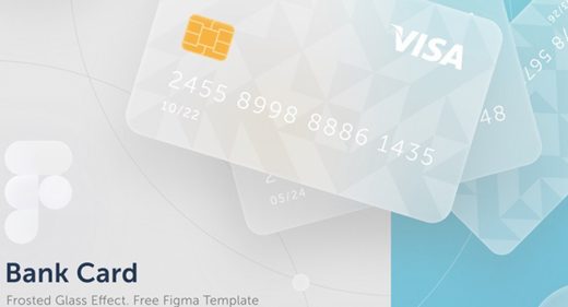 Free Figma Bank Card template