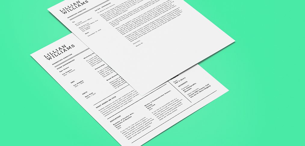 Free Figma CV template