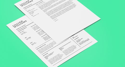 Free Figma CV template