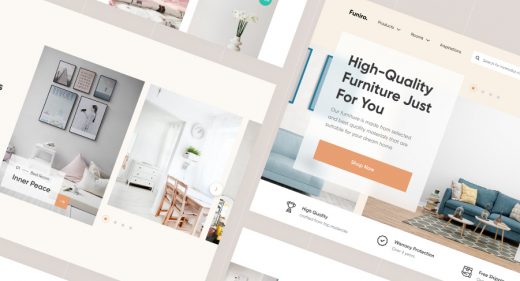 Free Figma Furniture Shop template