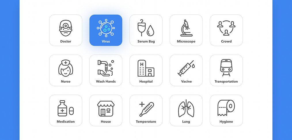 Free Figma health and Covid icons