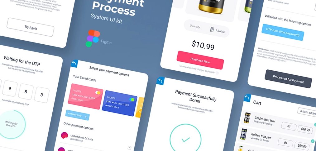 Free Figma payment UI kit