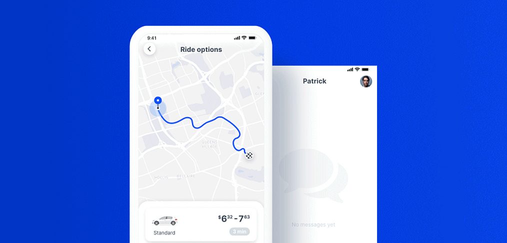 Free Taxi Figma UI kit