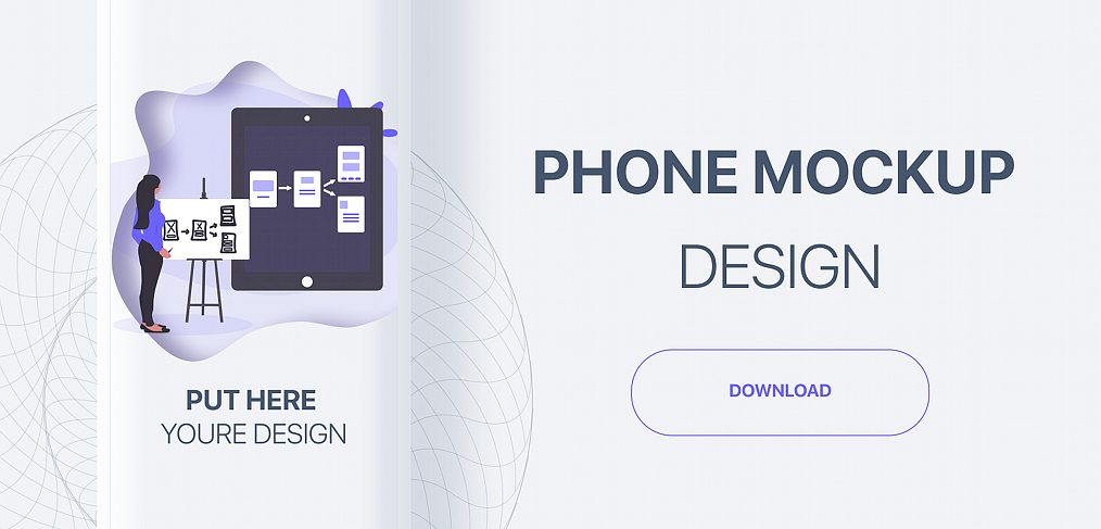 Generic phone mockup for Figma