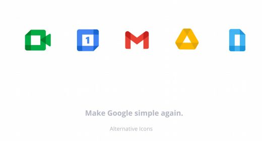 Google icons recoloured in Figma