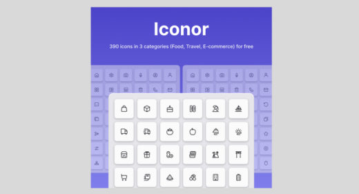 Iconor - 390 free Figma icons