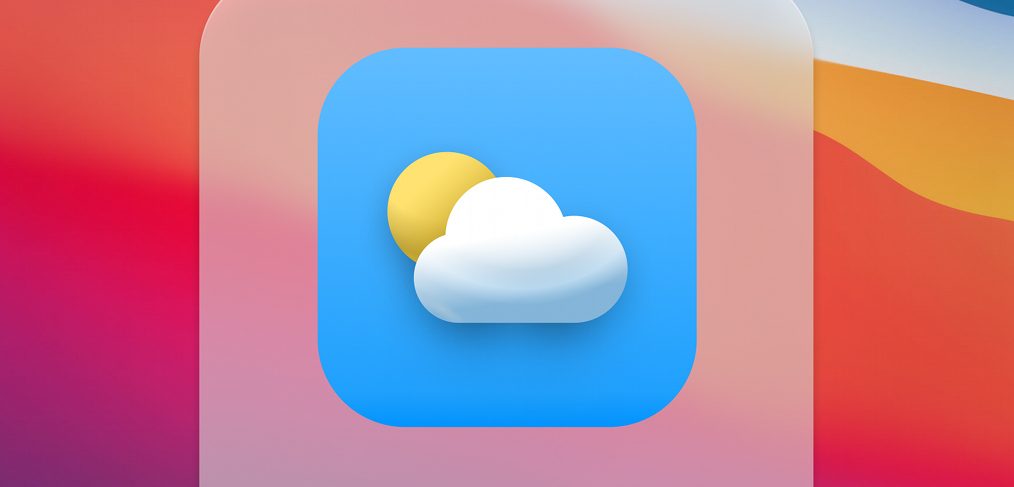 iOS 14 Figma weather app icon