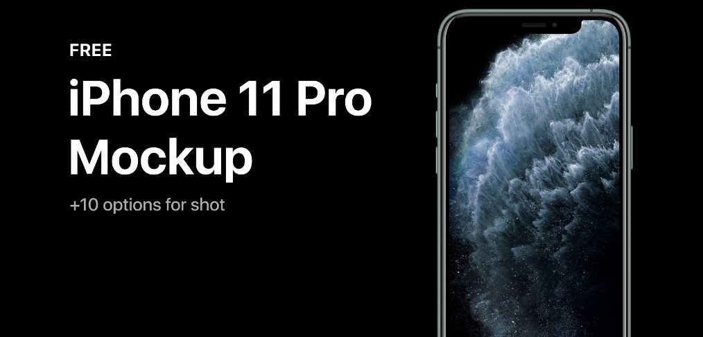 iPhone 11 Pro Figma mockup