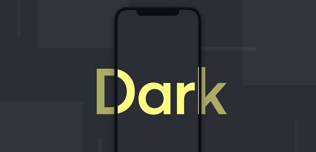 iPhone X Dark Figma mockup