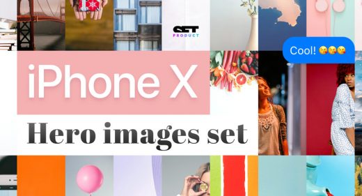 iPhone X placeholder images set