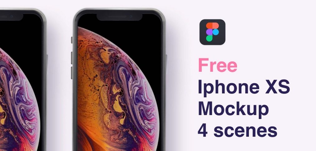 iPhone XS free Figma mockups