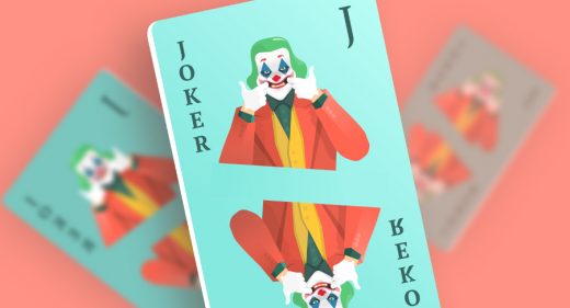 Joker card Figma illustration