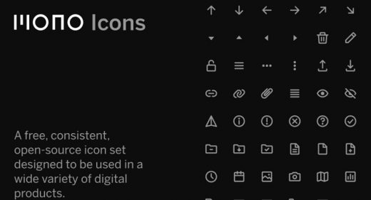 Mono icons - Free Figma icon set