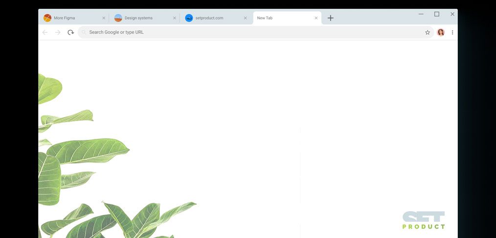 New Google Chrome mockup