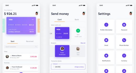 Payment App UI Figma Freebie